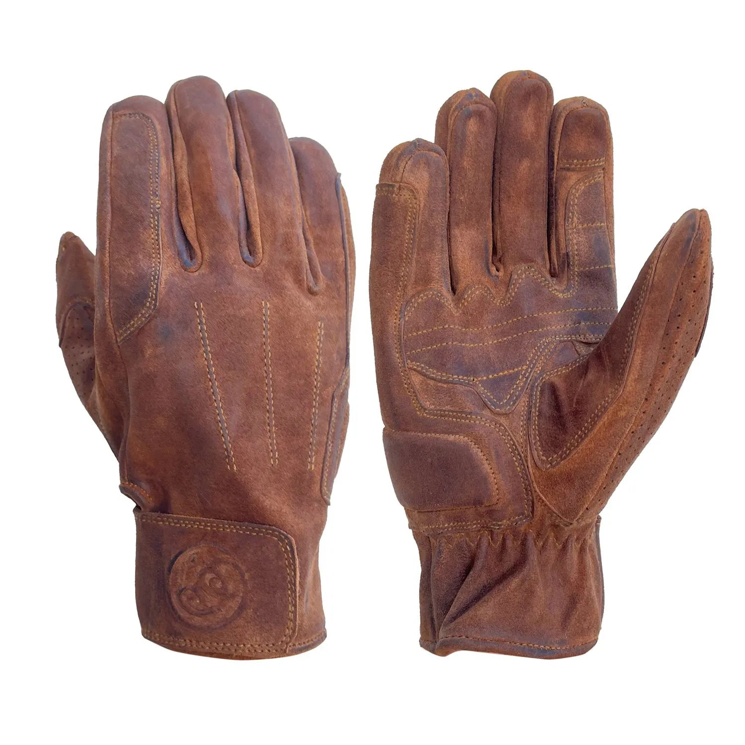 Age of Glory Rover Leather CE Gloves - Caramel Suede – MOTOMAN