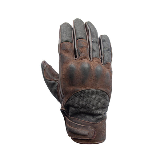 Age of Glory Shifter Leather CE Gloves - Denim/Brown