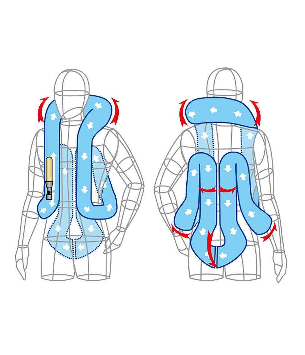 Hit-Air MLV-C Airbag Vest - Black