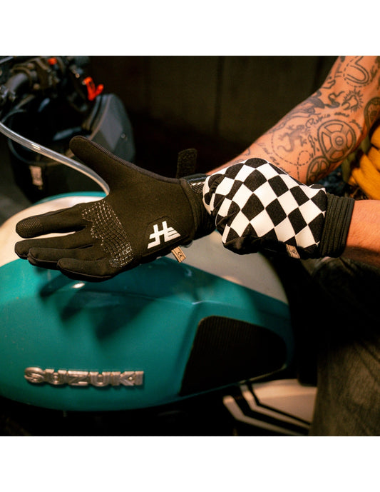 Holyfreedom Bullit Cross Gloves - Black/White
