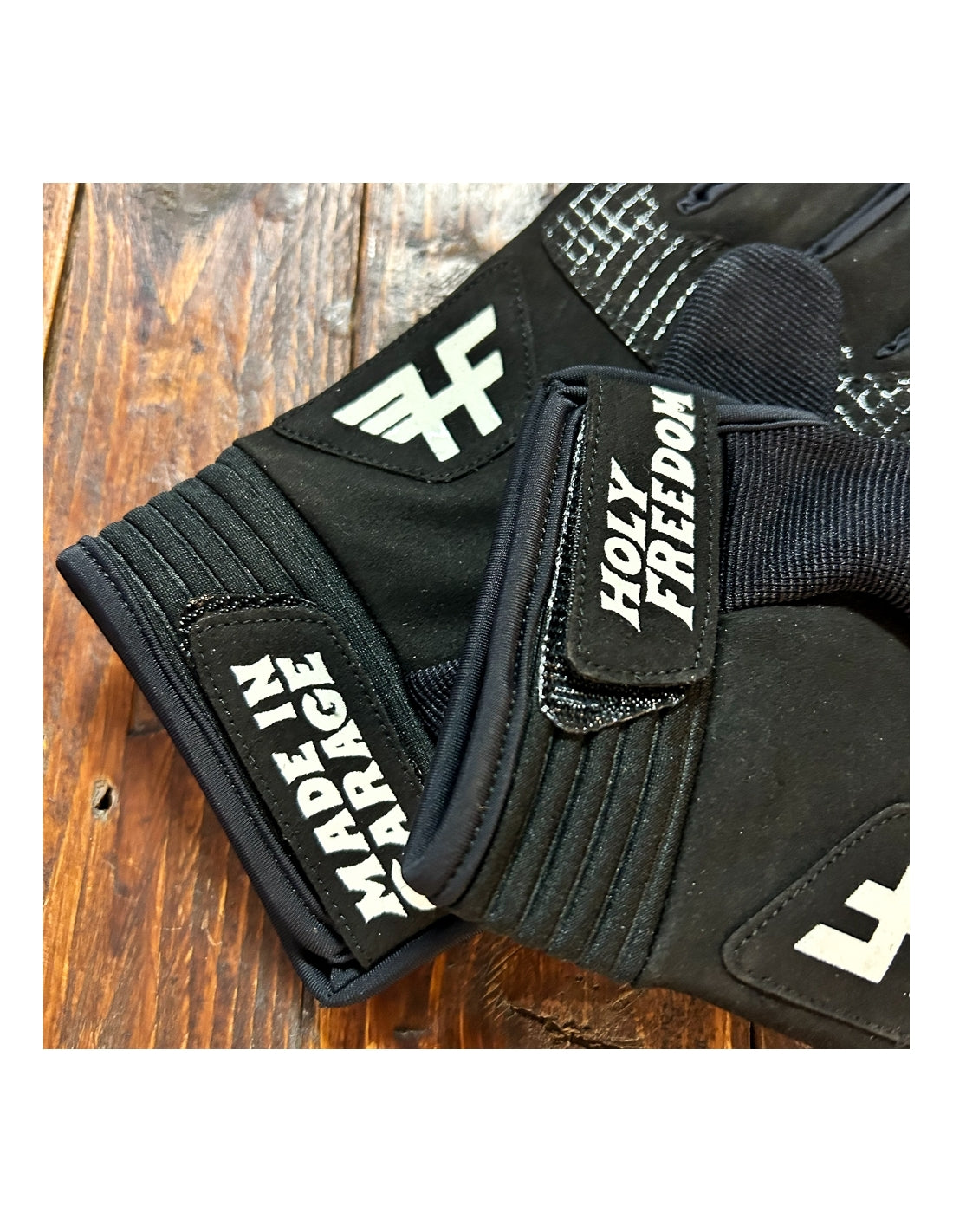 Holyfreedom Bullit Cross Gloves - Black/White