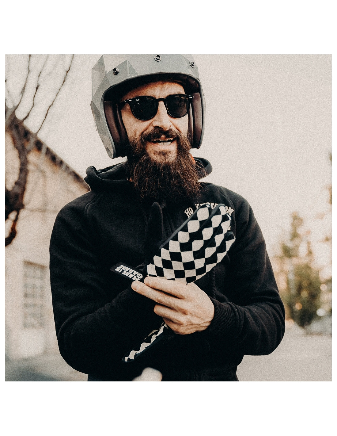 Holyfreedom Bullit Cross Gloves - Black/White