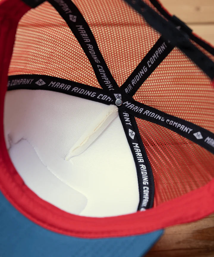 Maria Riding Company Trucker Cap - White Snake