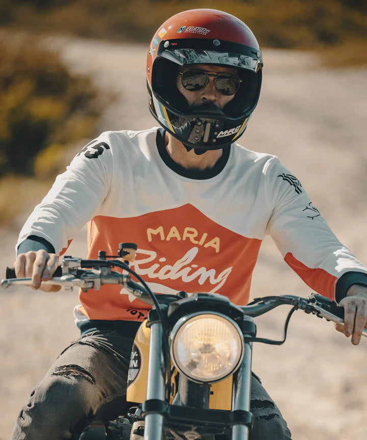 Maria Riding Company Racing Sweatshirt - Red Jersey