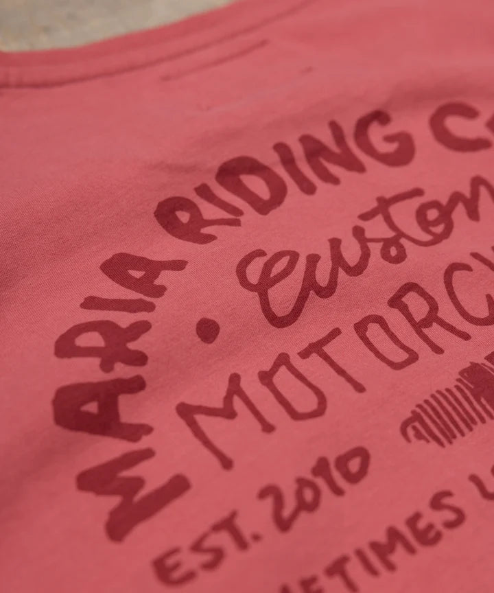Maria Riding Company T-shirt - Spark Faded Red