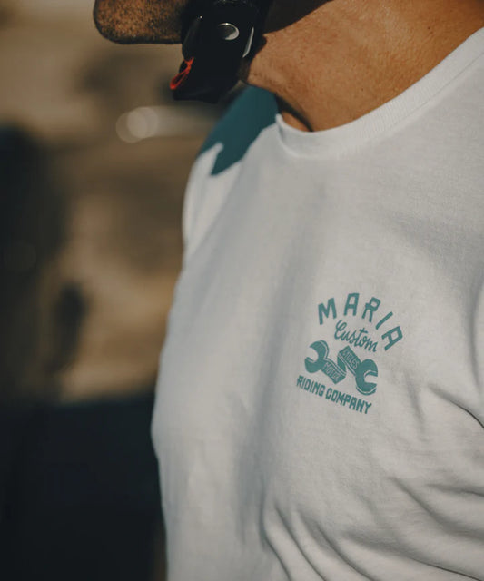 Maria Riding Company T-shirt - Wrench White