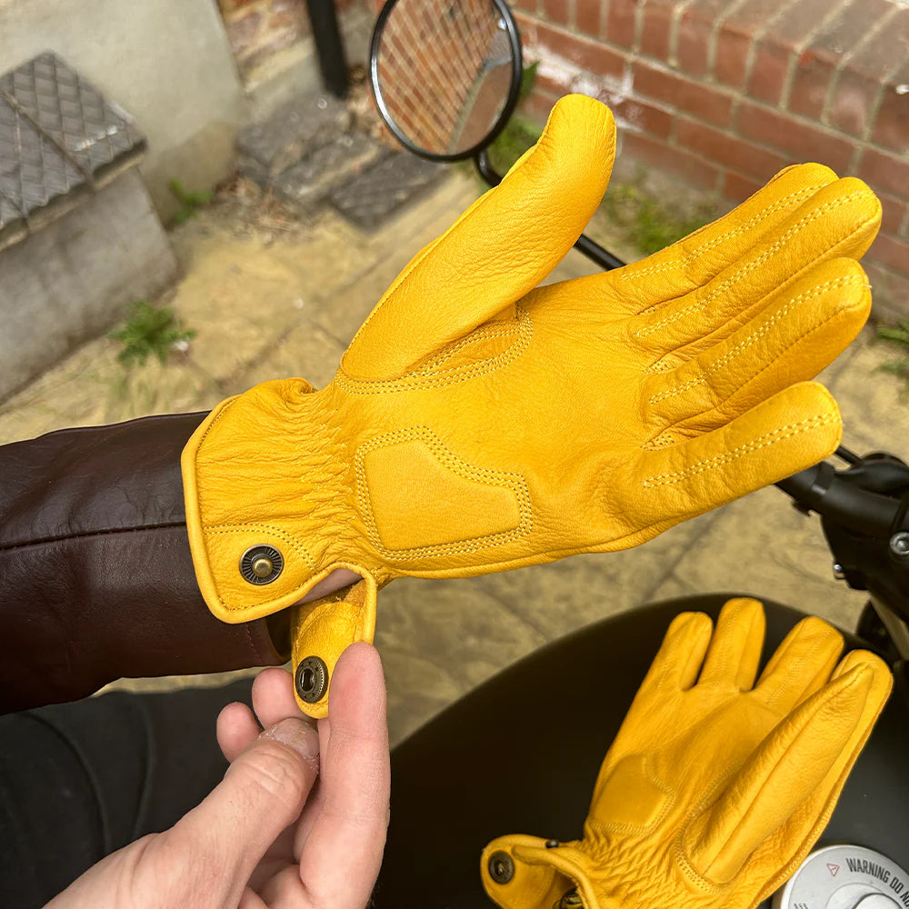 Goldtop Deerskin Roper Gloves