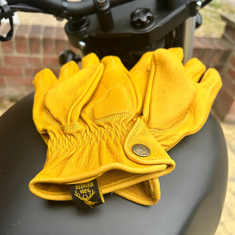 Goldtop Deerskin Roper Gloves