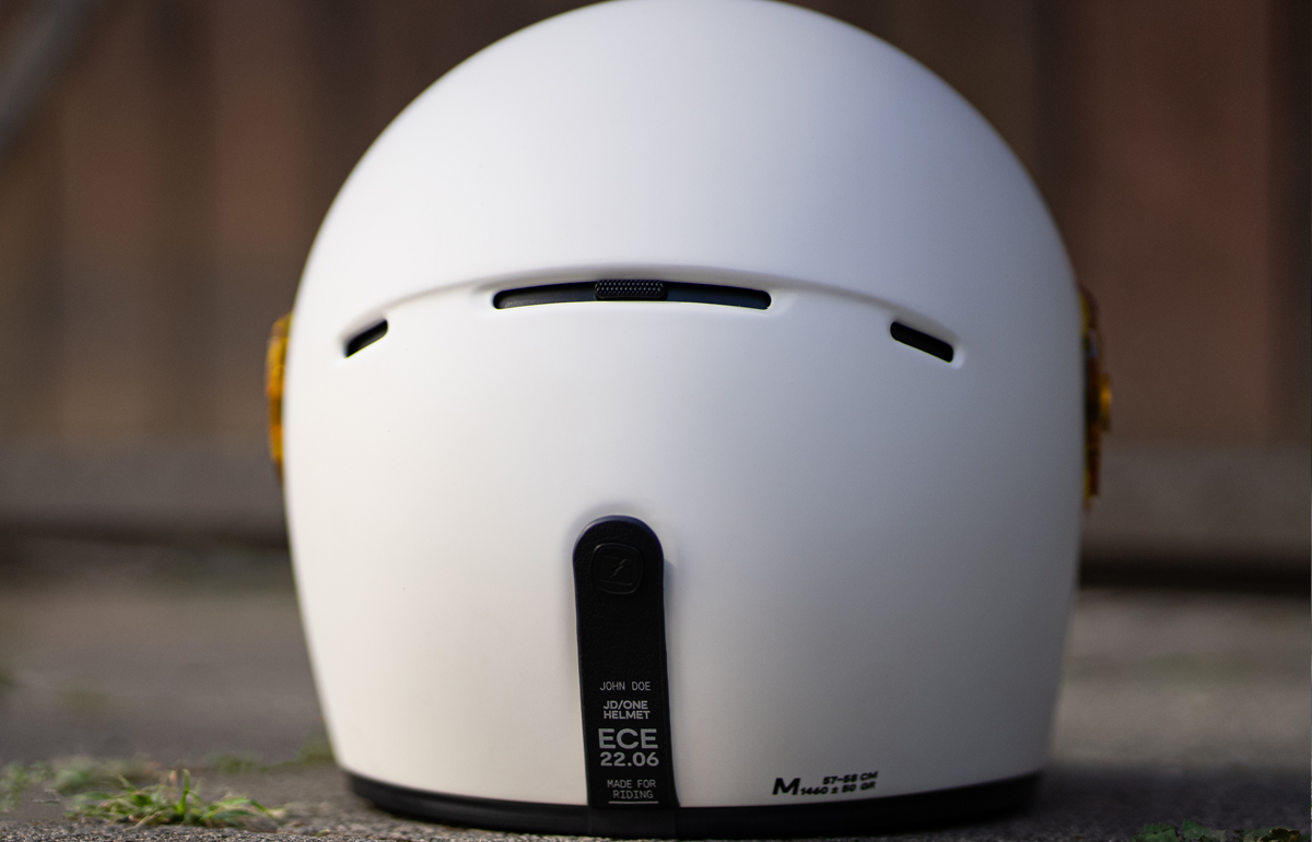 John Doe One Helmet - Frozen Off-White
