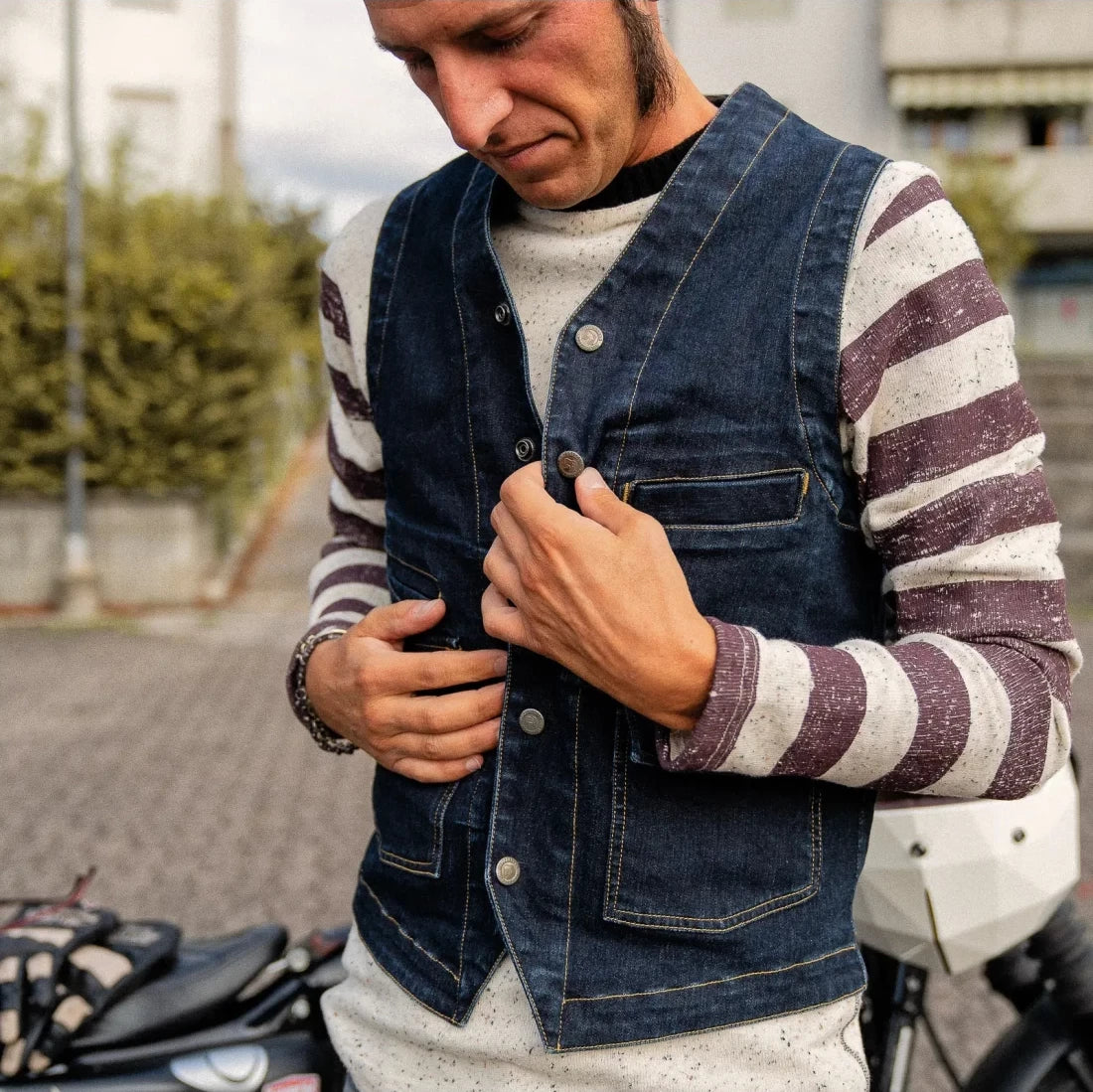 Holyfreedom Gents Vest - Denim