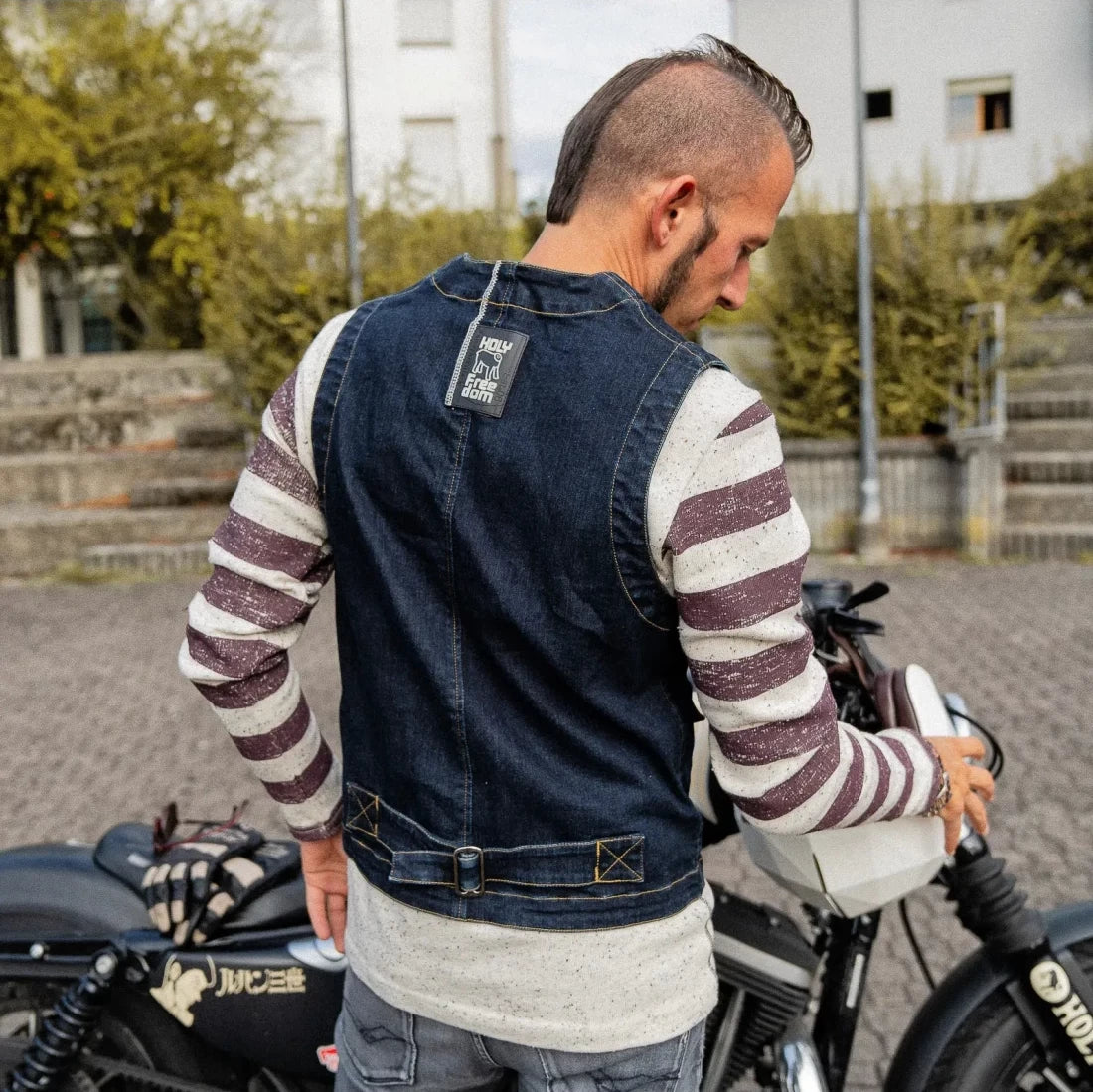 Holyfreedom Gents Vest - Denim