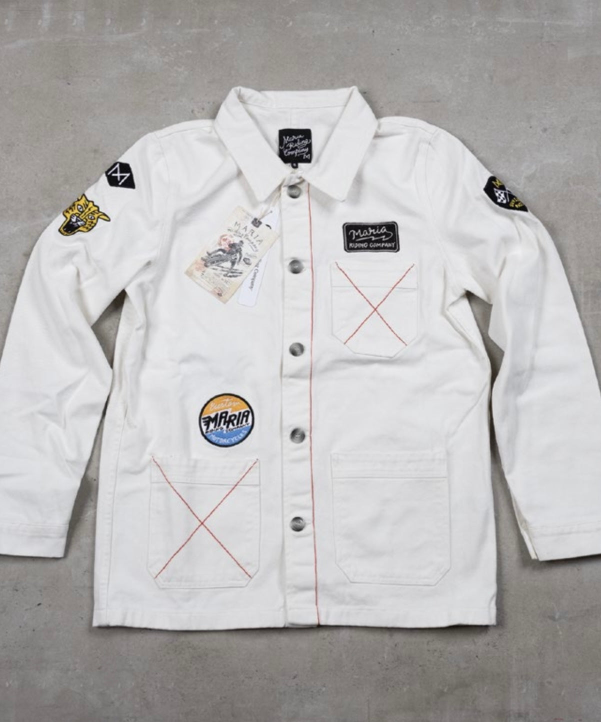 Maria Riding Company Work Jacket - White