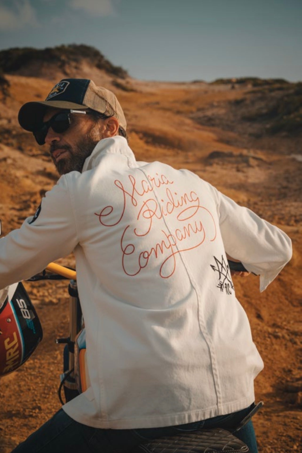 Maria Riding Company Work Jacket - White