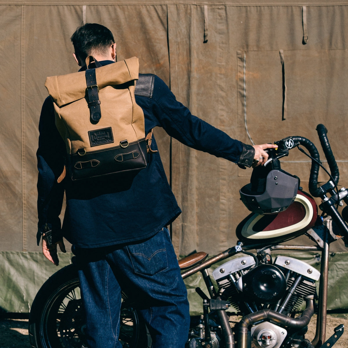 Holyfreedom Roll-Top Backpack - Sand