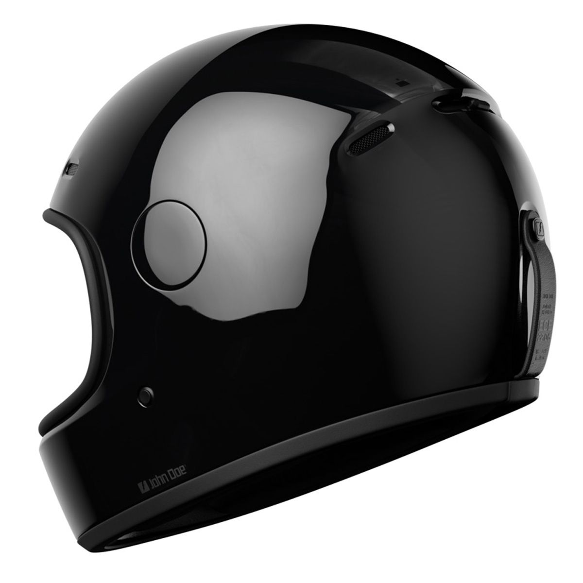 John Doe One Helmet - Glossy Black