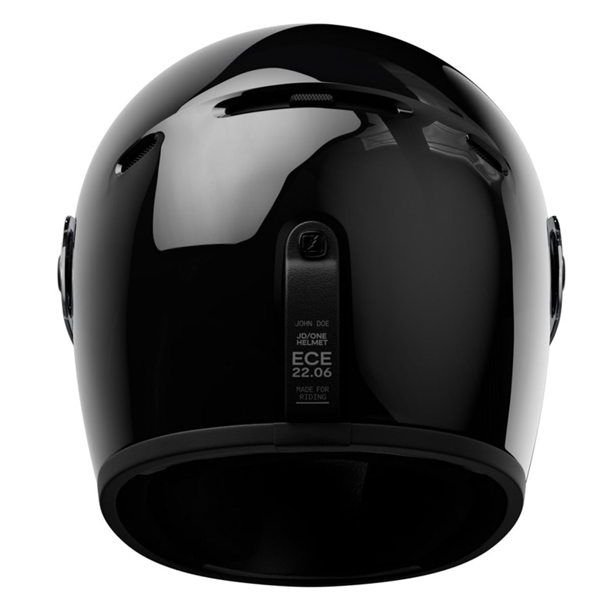 John Doe One Helmet - Glossy Black