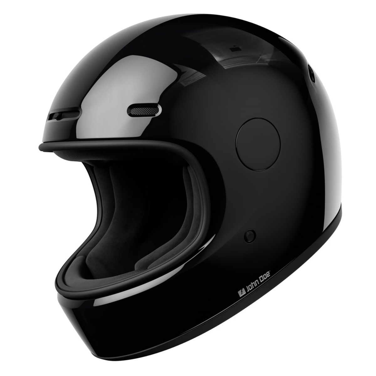 John Doe One Helmet - Glossy Black
