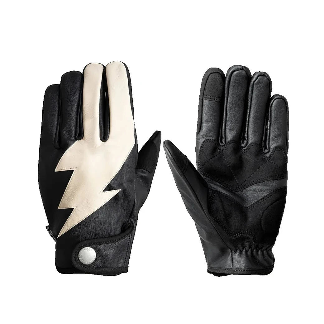 Fogy Garage Lightning Gloves - Black/White