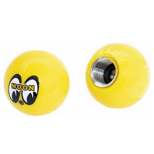 Mooneyes Yellow Moon Air Valve Caps