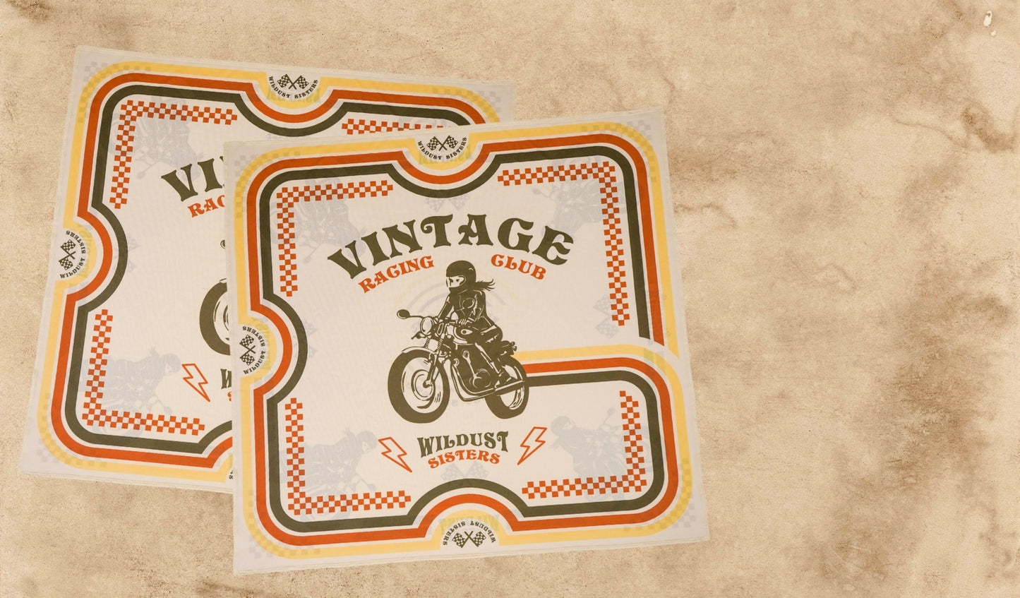 Wildust Sisters Moto Scarf - Vintage Racer