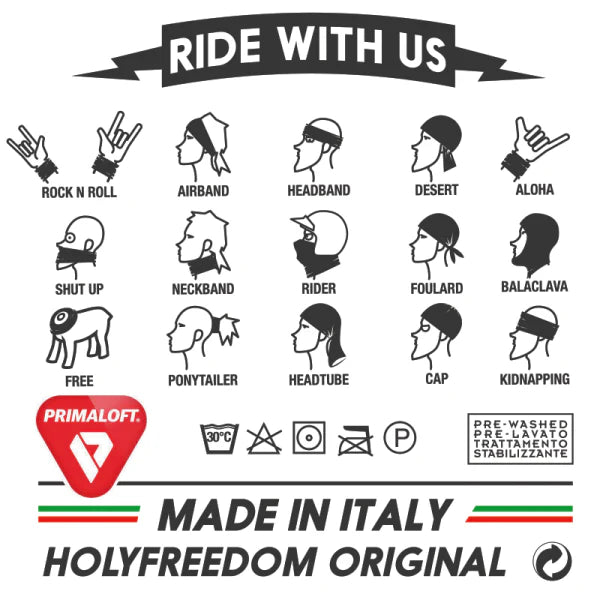 Holyfreedom Stretch Neck Tube - Zeta Red