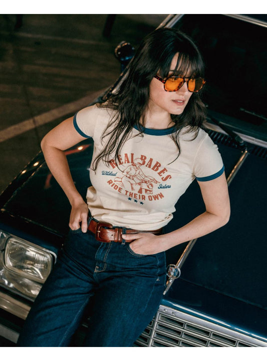 Wildust Sisters Ringer T-Shirt - Real Babes