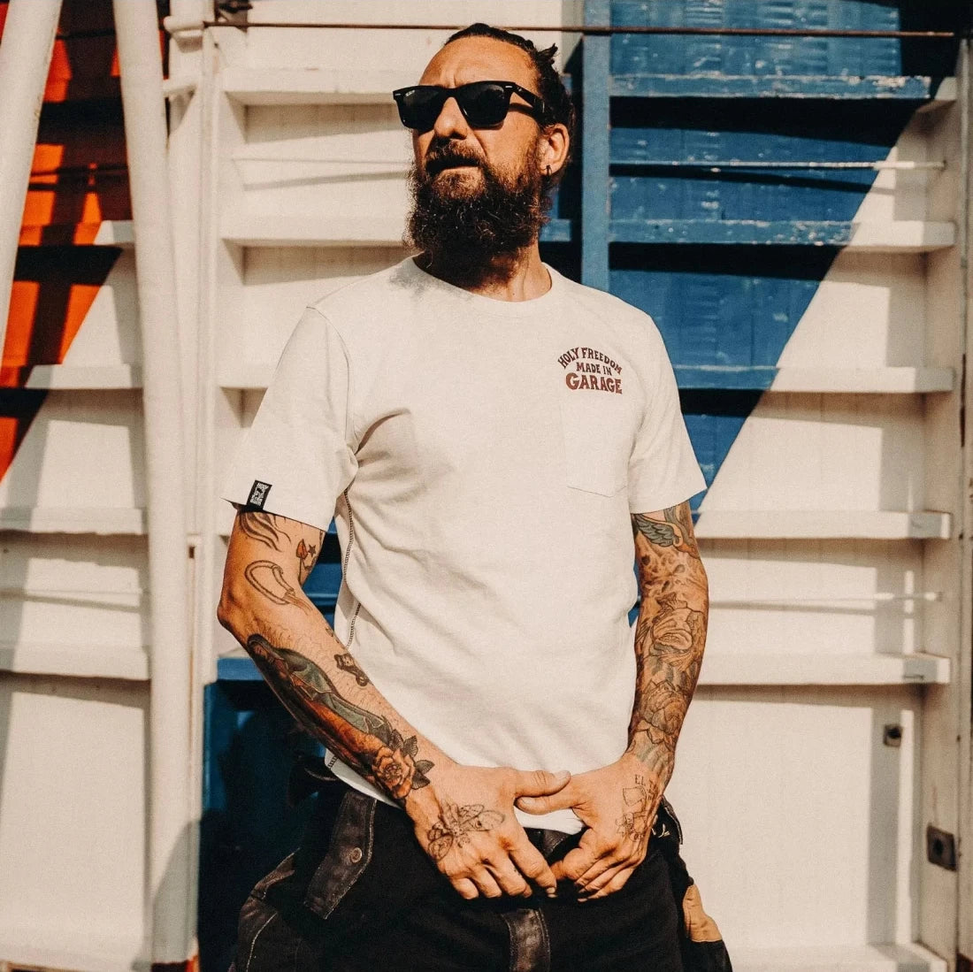 Holyfreedom Pocket T-shirt - Off White