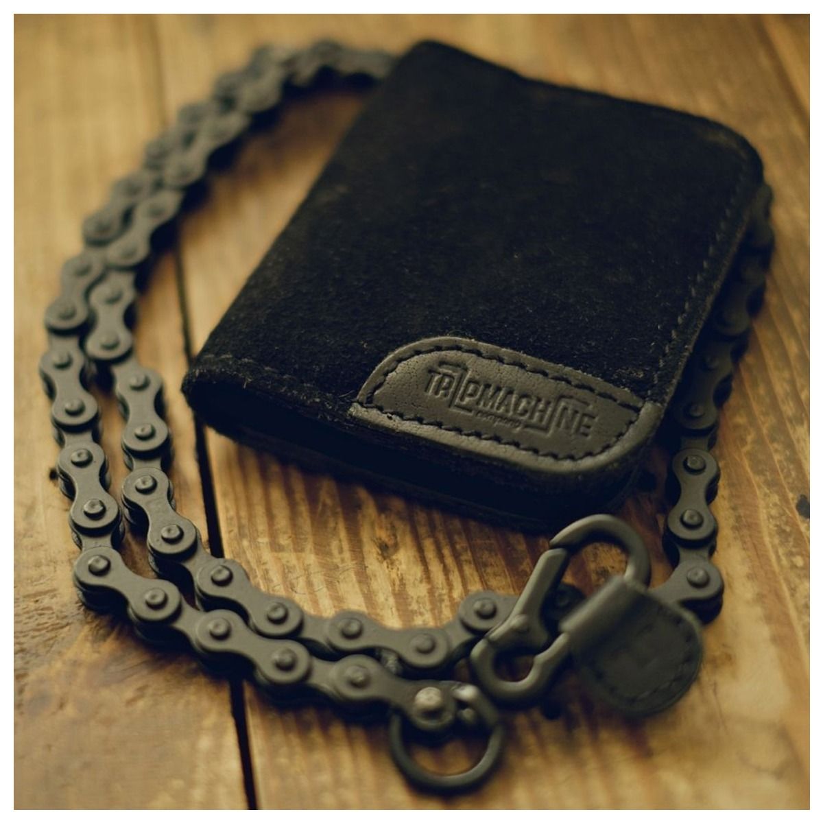 Trip Machine Moto Wallet - Black