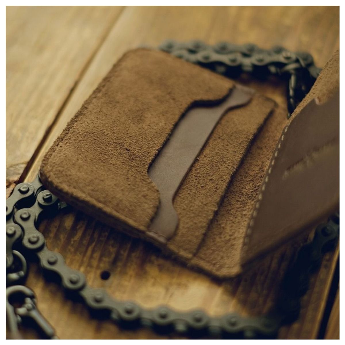 Trip Machine Moto Wallet - Tobacco