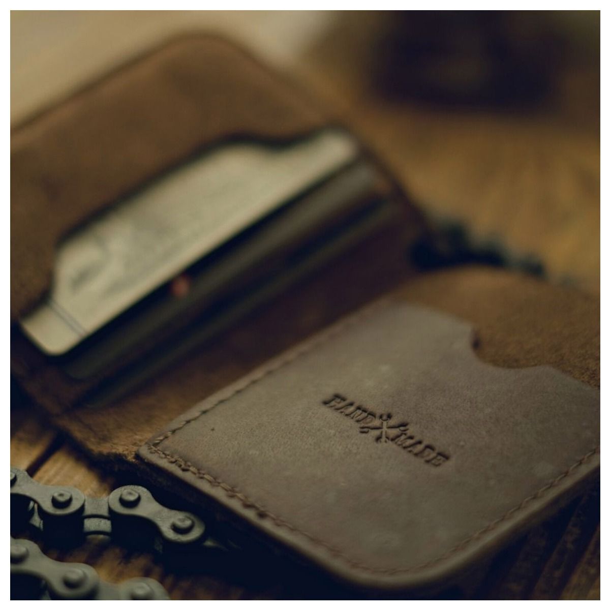 Trip Machine Moto Wallet - Tobacco