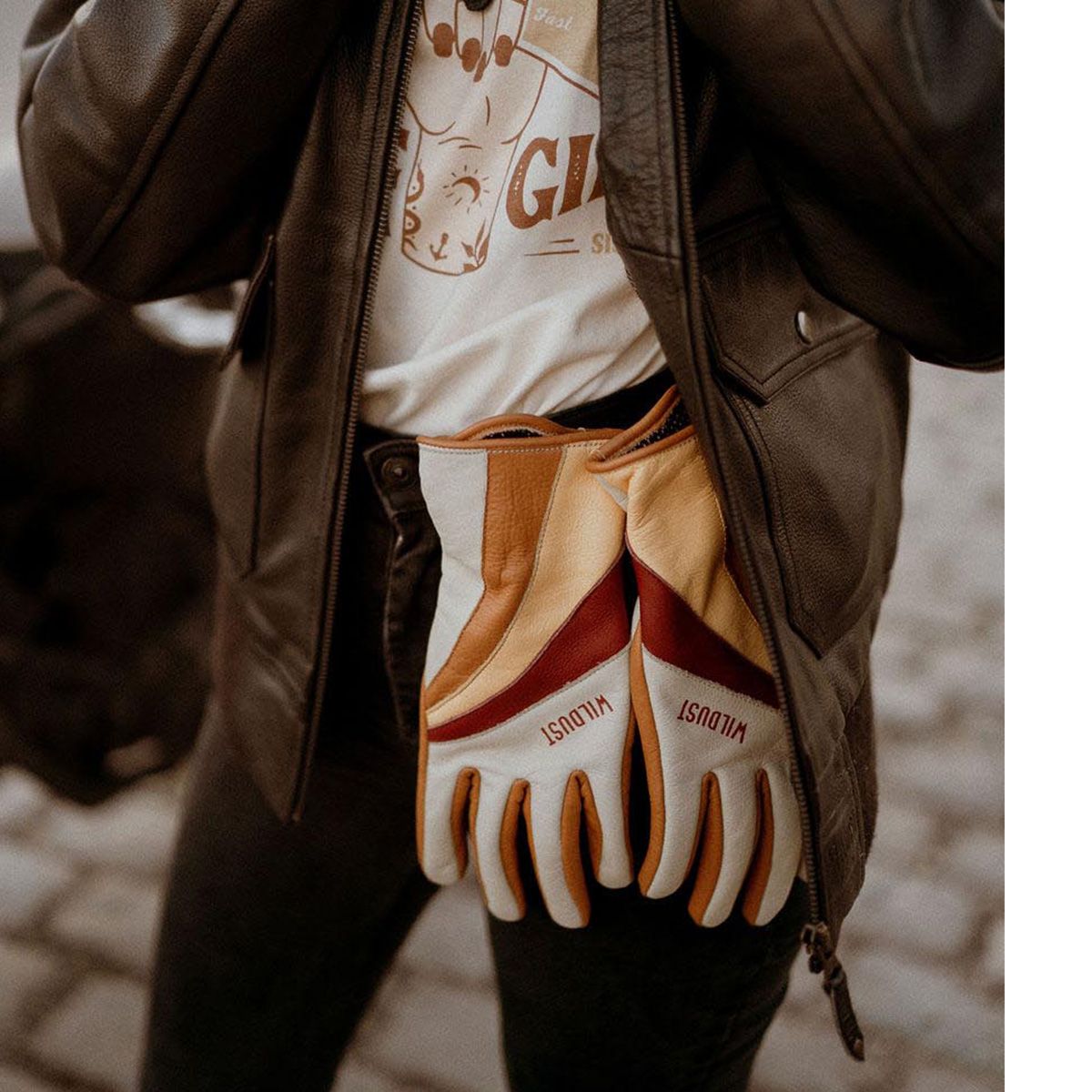 Wildust Sisters 70s Gloves - White