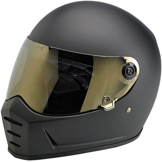 Biltwell Lane Splitter Gen 2 Face Shield - Gold Mirror