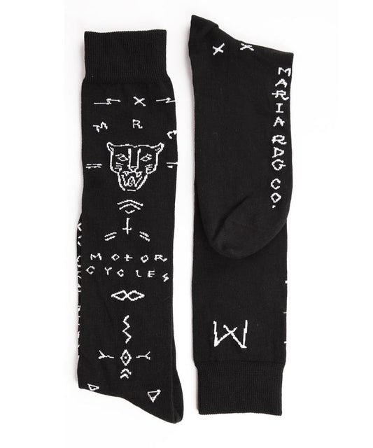 Maria Riding Company Socks - Black Tiger