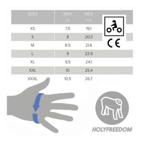 Holyfreedom Bullitt Gloves - Black/White
