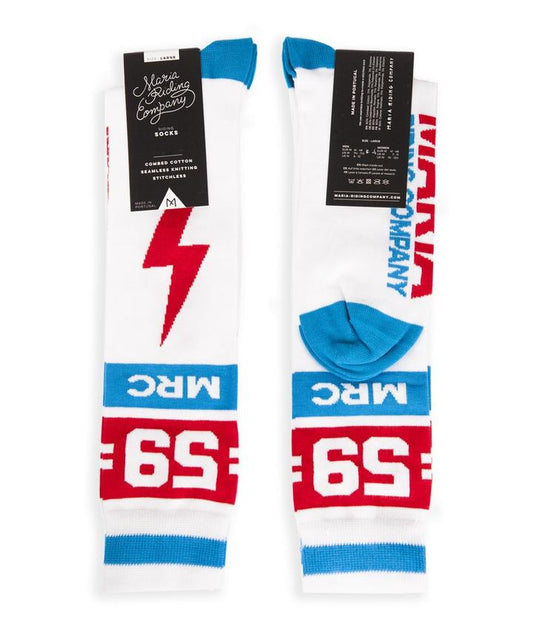 Maria Racing Company Socks - Red Lightning