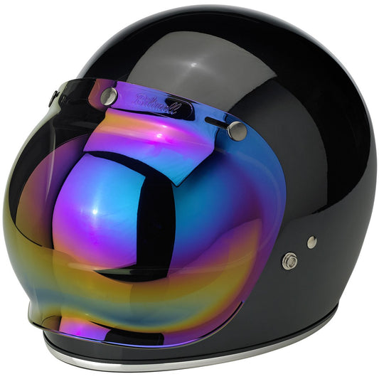 Biltwell Anti-Fog Bubble Shield - Rainbow Mirror