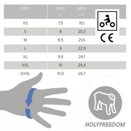 Holyfreedom Sir Cock Gloves - Black/White