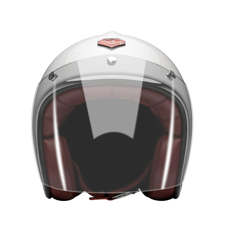 Ruby Open Face Helmet Visor - Clear