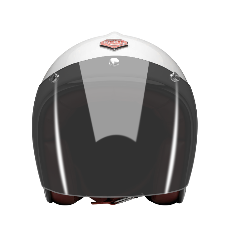 Ruby Open Face Helmet Visor - Dark Smoke