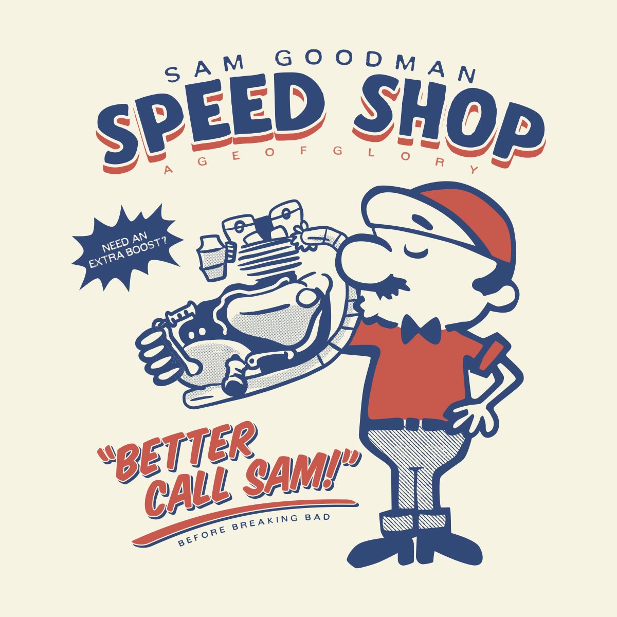 Age of Glory Goodman T-shirt - Ecru