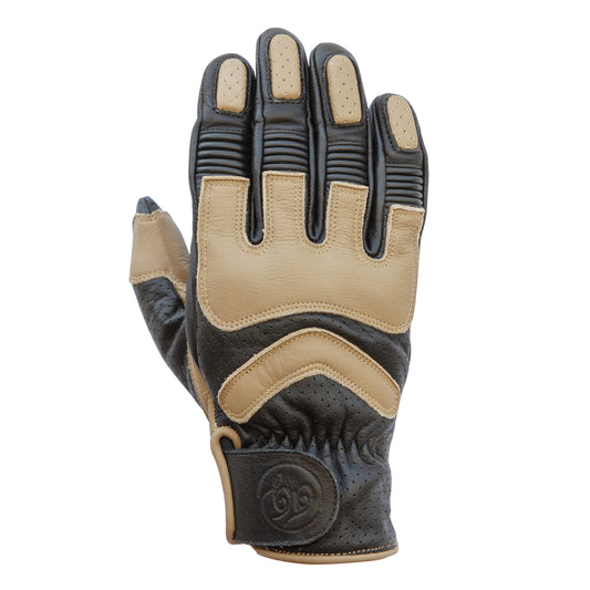 Age of Glory Hero Leather CE Gloves - Black/Sand