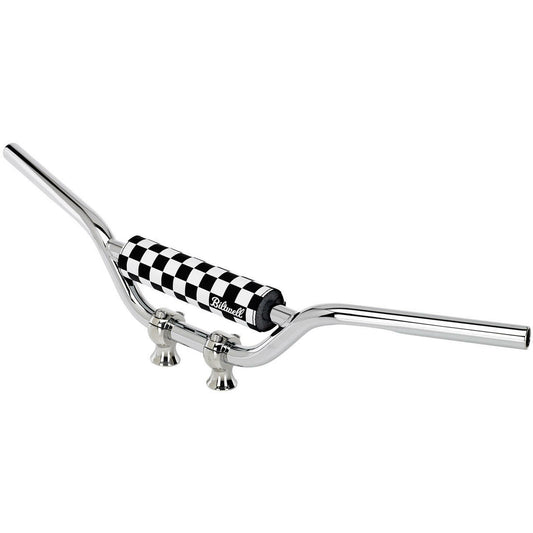 Biltwell Moto Bar Pad - Checkers/Black Script