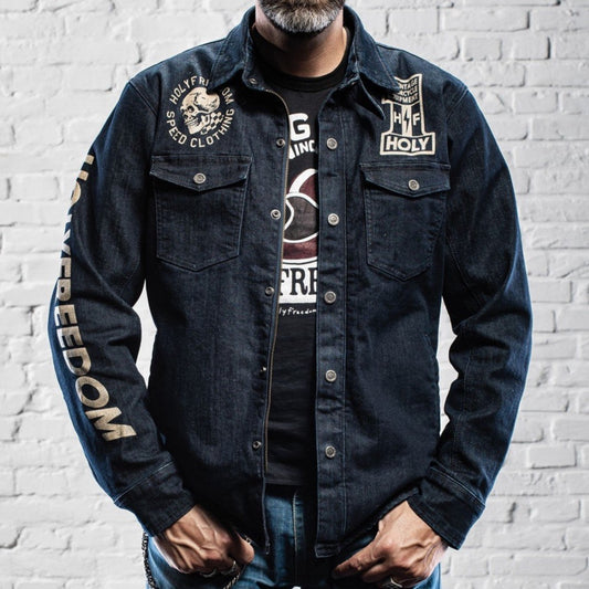 Holyfreedom Genoa Stampato Denim Jacket