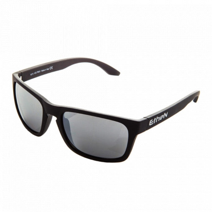 Ethen Ice Sunglasses - Matte Black/Silver Lens