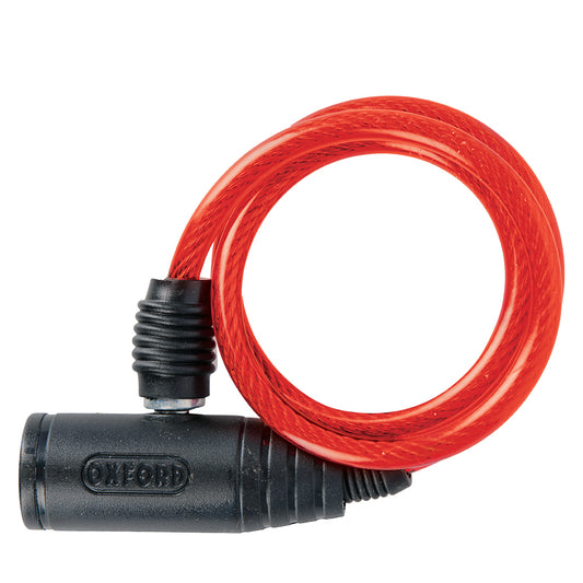 Oxford Bumper Cable Lock - Red