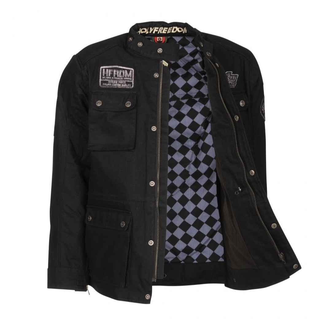 Holyfreedom Quattro Waxed Jacket - Black