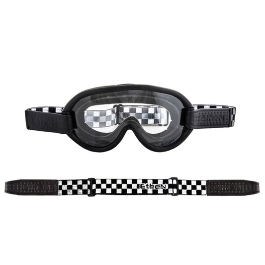 Ethen Scrambler Goggles - Checkers Black/White