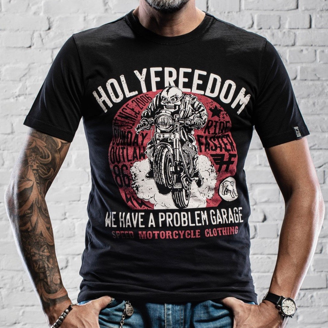 Holyfreedom Sunday Outlaw T-shirt - Black