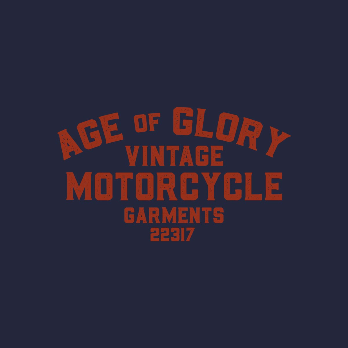 Age of Glory Label T-shirt - Navy
