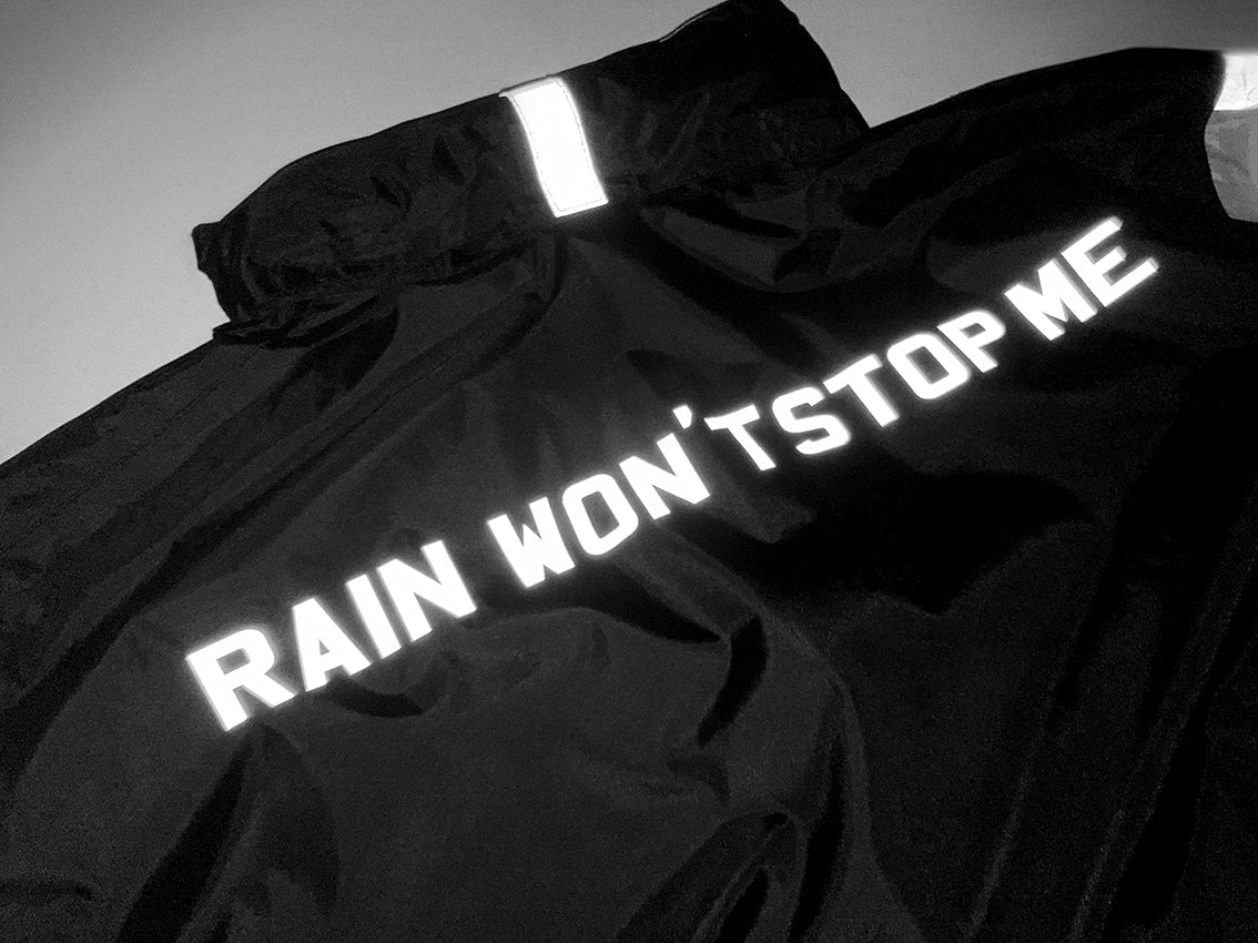Fuel Thunder Rain Jacket - Black/White